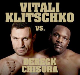 CHISORA VS. V. KLITSCHKO, GLAD TO SEE IT