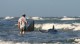 Whale Beached in Corpus Christi Surf